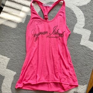 Pink Cayman Islands Tank Top